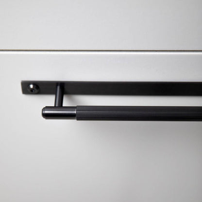Buster + Punch Pull Bar, Plate, Linear, Large, Black