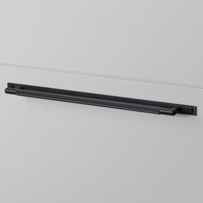 Buster + Punch Pull Bar, Plate, Linear, Large, Black