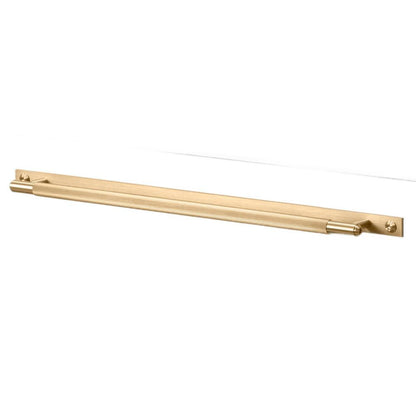 Buster + Punch Linear Pull Bar Plate, Large Brass