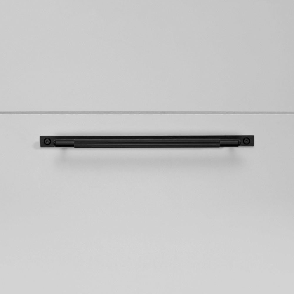 Buster + Punch Pull Bar, Plate, Linear, Medium, Black