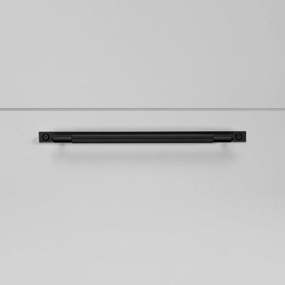 Buster + Punch Pull Bar, Plate, Linear, Medium, Black