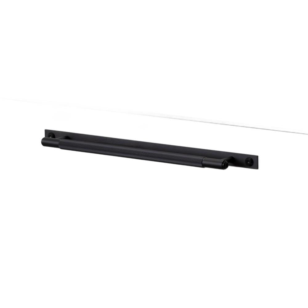 Buster + Punch Linear Pull Bar Plate, Medium Black