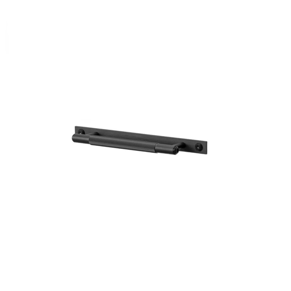 Buster + Punch Linear Pull Bar Plate, Small Black