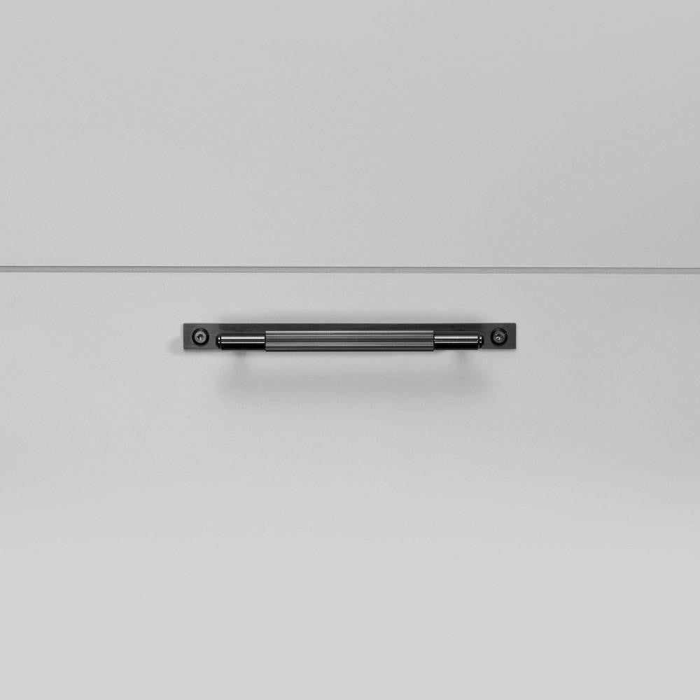 Buster + Punch Pull Bar, Plate, Linear, Small, Black