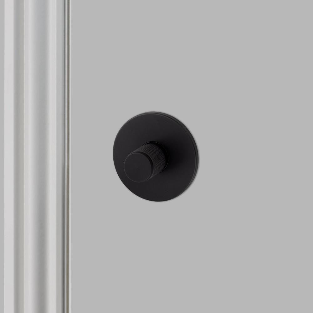 Buster + Punch Thumbturn Lock, Cross, Black