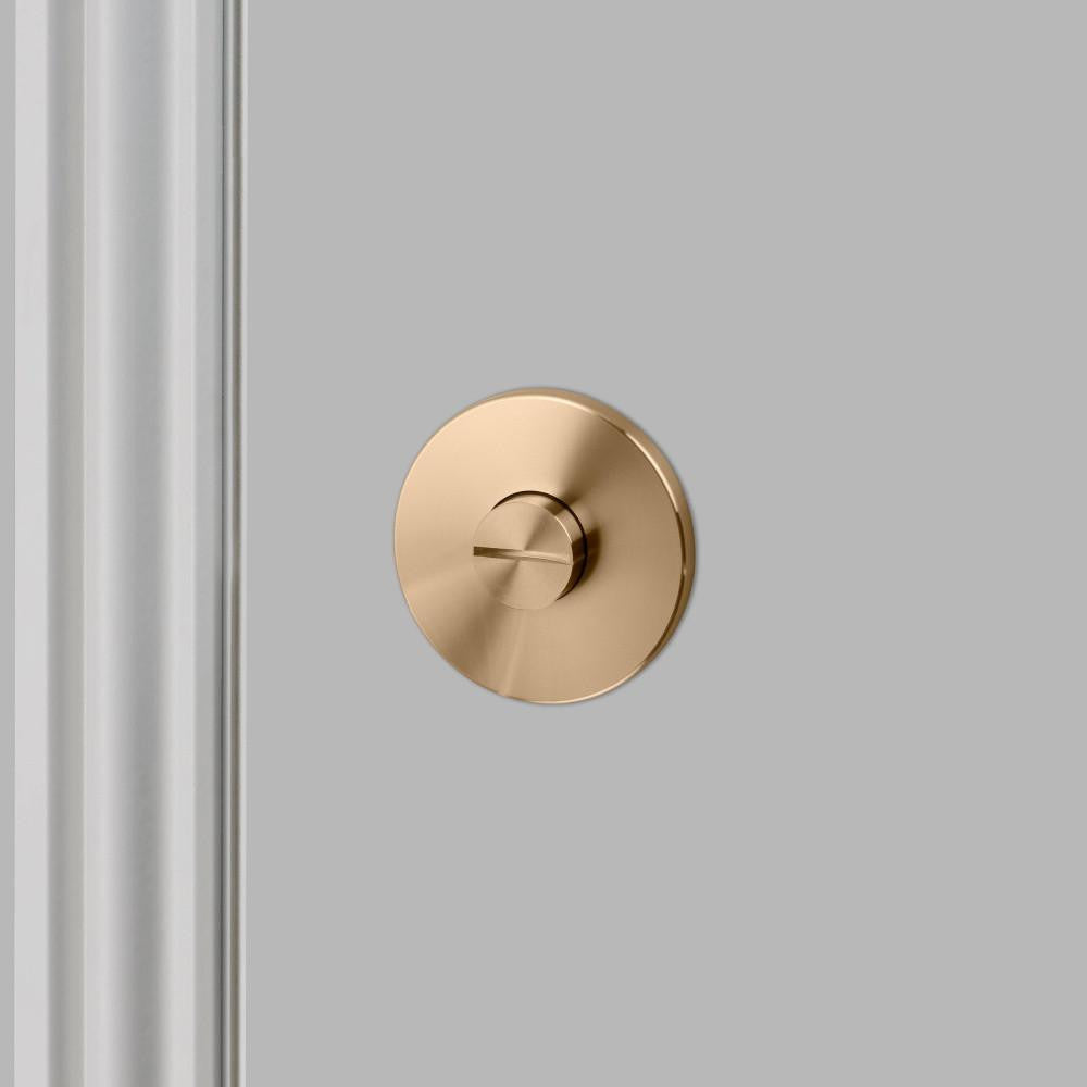 Buster + Punch Thumbturn Lock, Cross, Brass