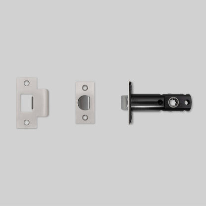 Buster + Punch Tubular Latch, Door Handle, Passage, Steel - 2-3/4"