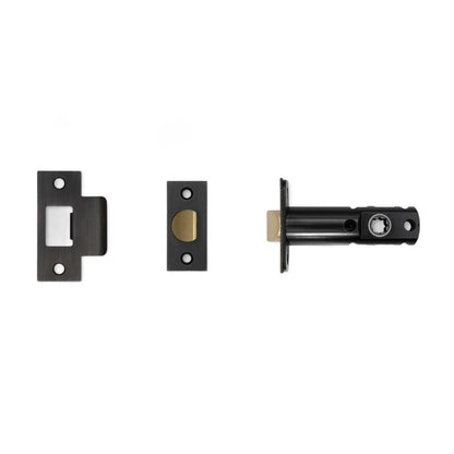 Buster + Punch Tubular Latch for Door Handle, Privacy Smoked Bronze