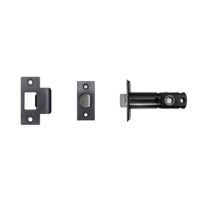 Buster + Punch Tubular Latch for Door Knob, Passage Gun Metal