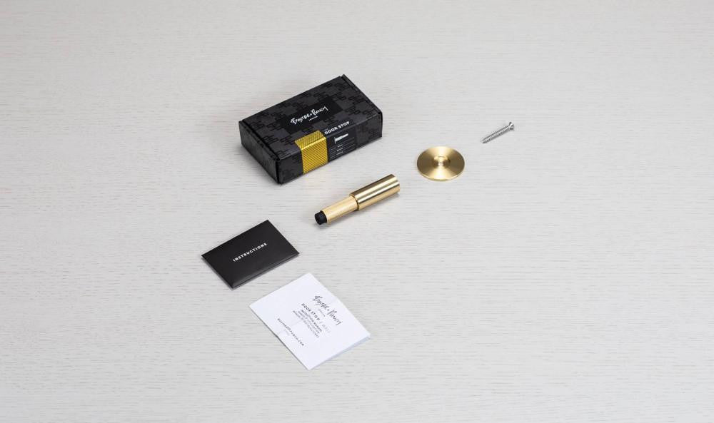 Buster + Punch Wall Mounted Door Stop, Brass