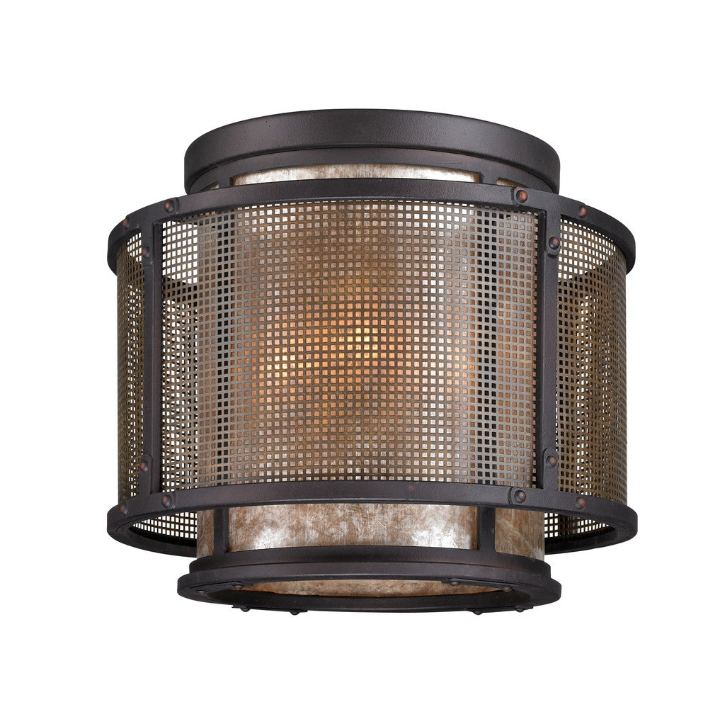 Troy Copper Mountain Ceiling Flush Mount Copper Mountain Bronze