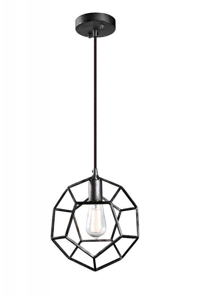 Matteo Lighting Geometry 10-in Pendant Black