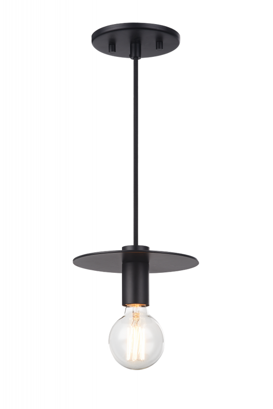 Matteo Lighting Kasa Mini Pendant in Black (C54911BK)