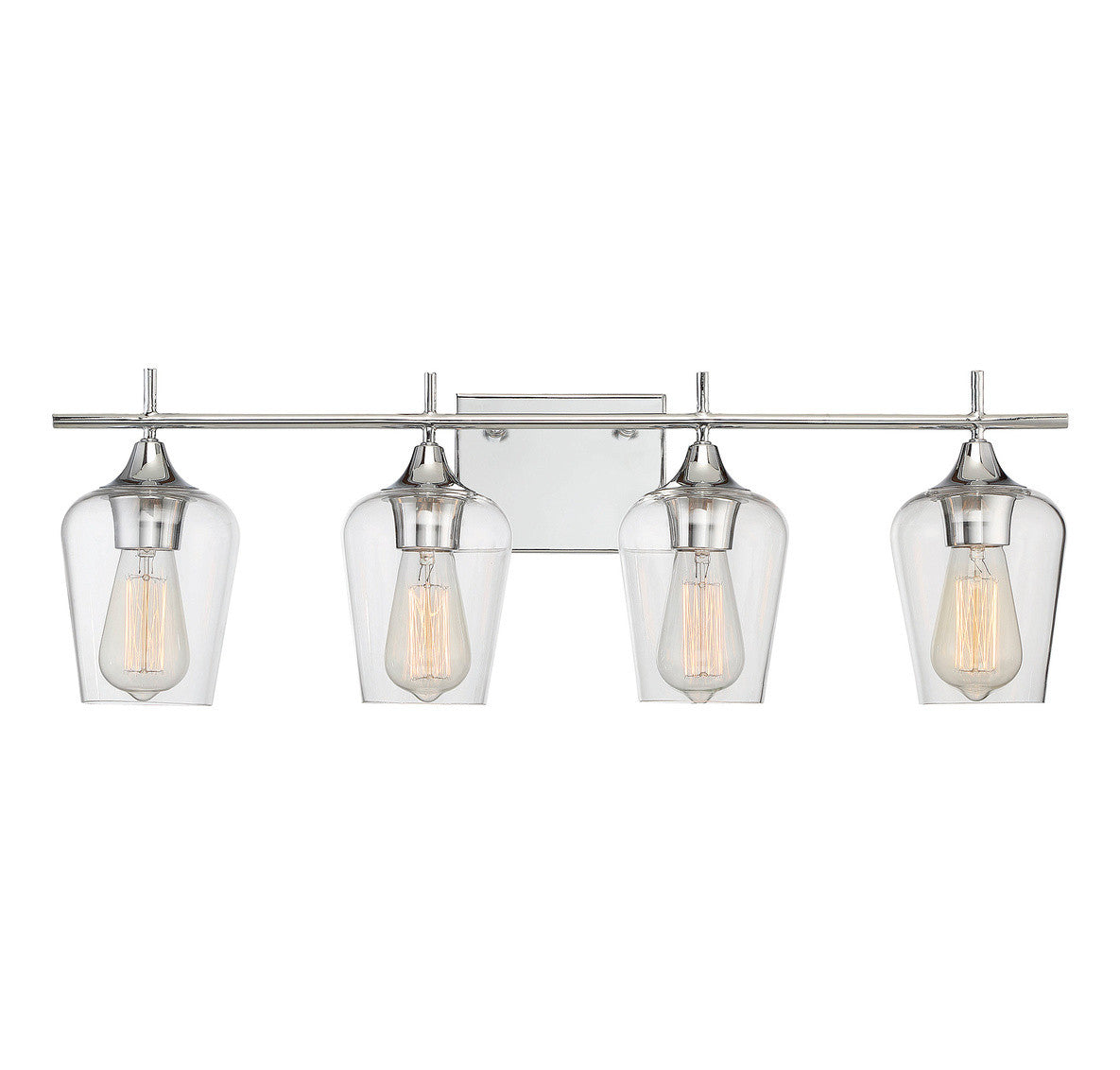 Savoy House Octave 4-Light Bath Vanity Polished Chrome