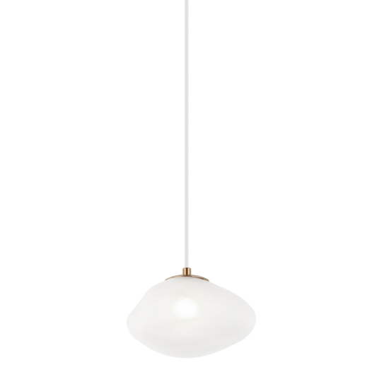 Matteo Lighting Melo 8-in Pendant Aged Brass
