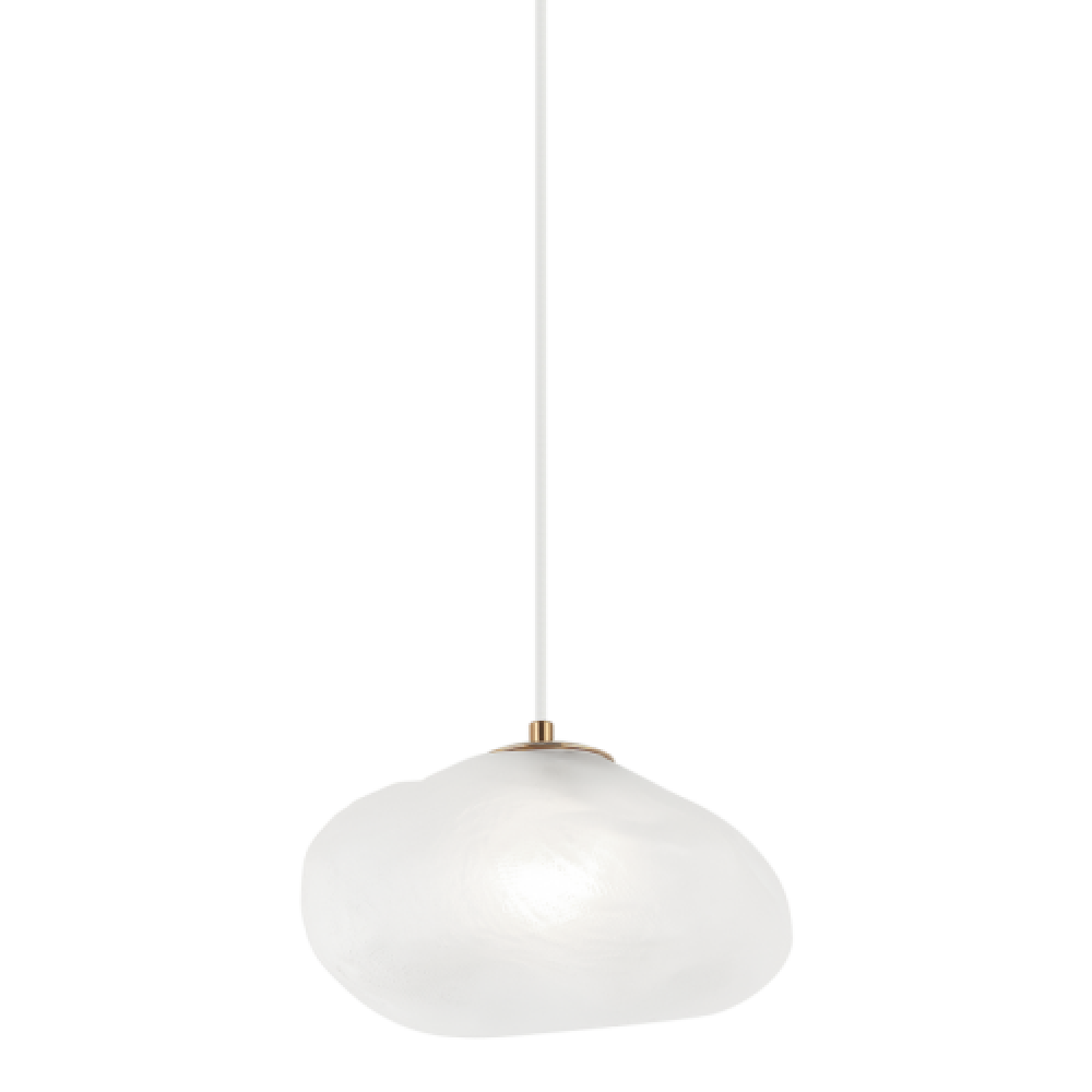 Matteo Lighting Melo 12-in Pendant Brown, Brass, Aged Brass