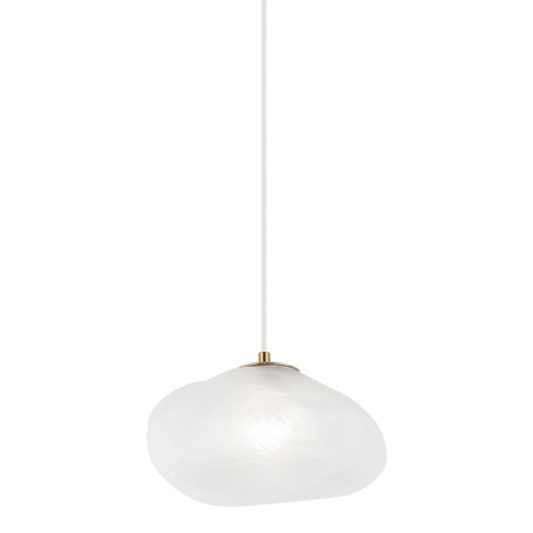 Matteo Lighting Melo 12-in Pendant Brown, Brass, Aged Brass