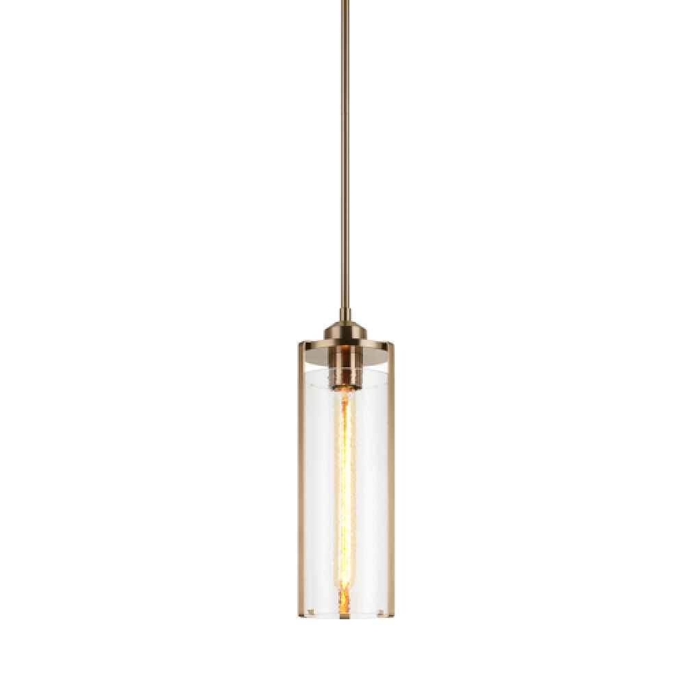 Matteo Lighting Bayou 1-Light Mini Pendant Aged Brass