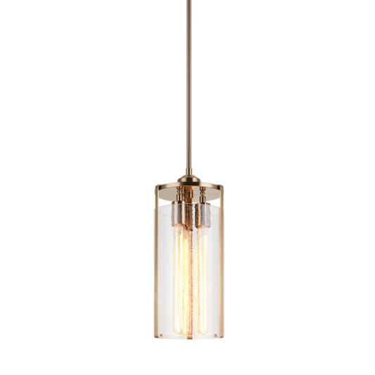 Matteo Lighting Bayou 3-Light Mini Pendant Aged Brass