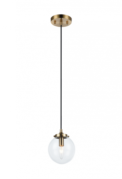 Matteo Lighting The Bougie Pendant Brass, Aged Brass