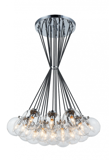 Matteo Lighting The Bougie 19-Light Chandelier Chrome
