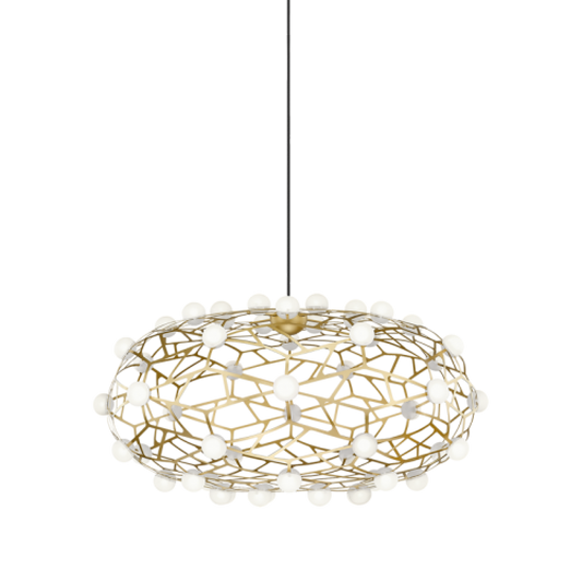 Matteo Lighting Coral Chandelier in Gold, 24" Dia. (C76324GL)
