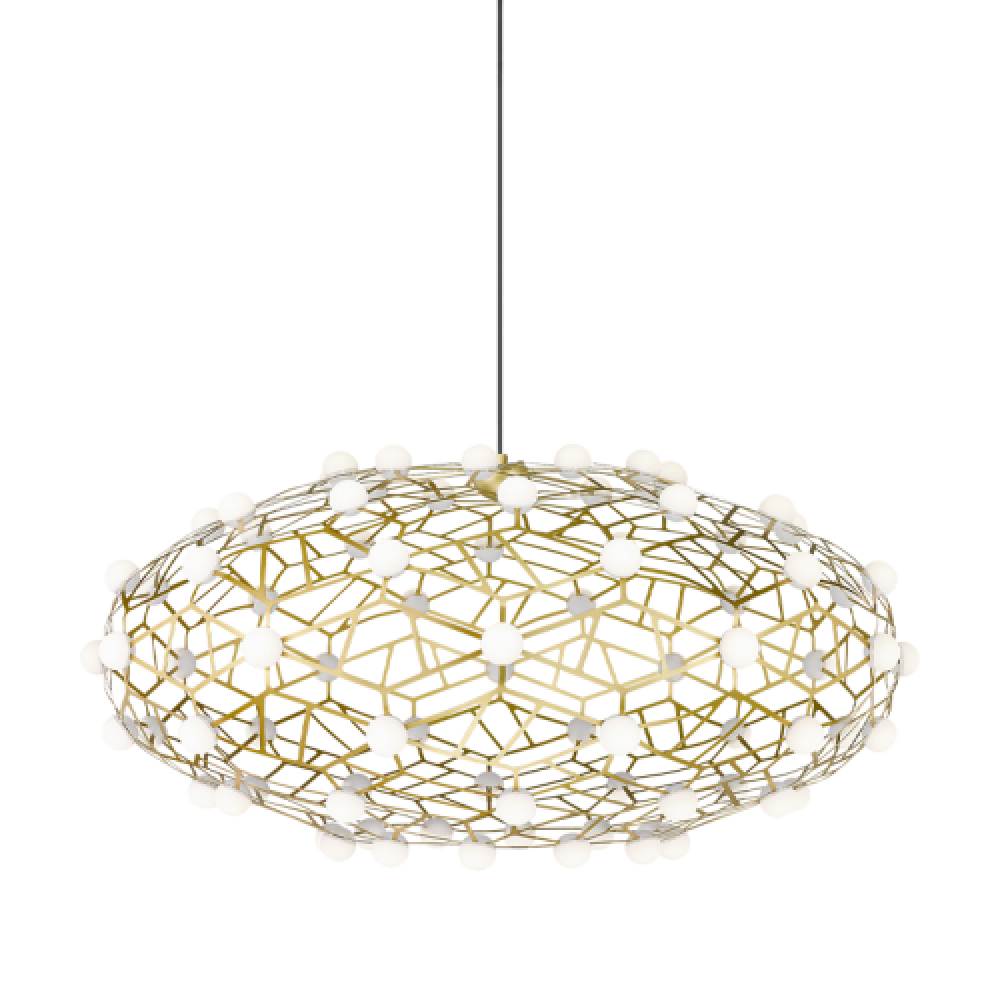 Matteo Lighting Coral 84-Light LED Chandelier Gold