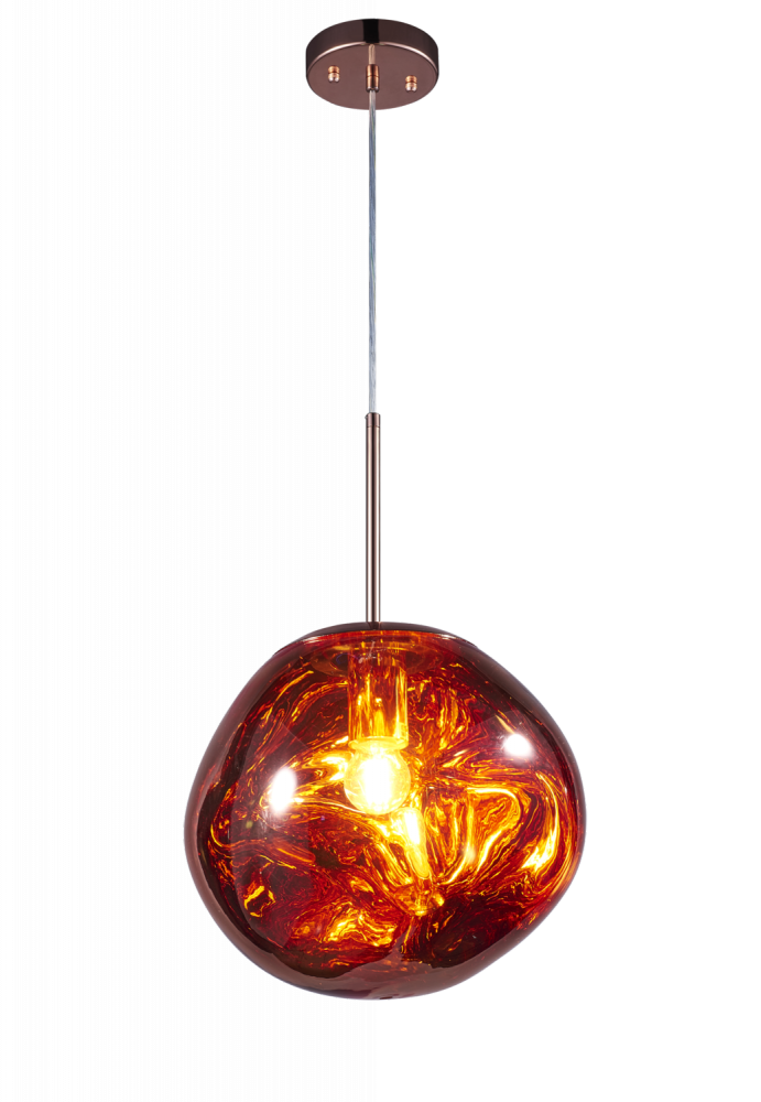 Matteo Lighting Galactic 12-in Pendant Copper