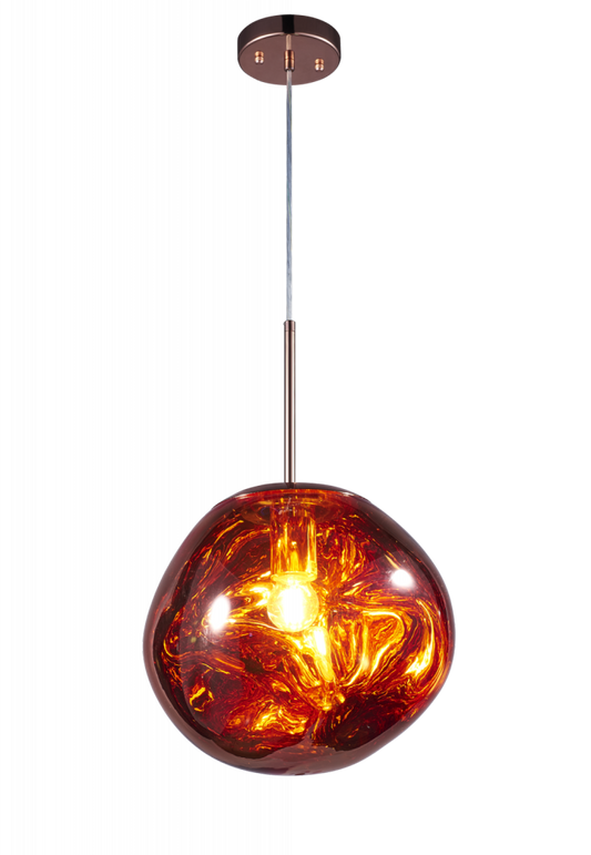 Matteo Lighting Galactic 12-in Pendant Copper