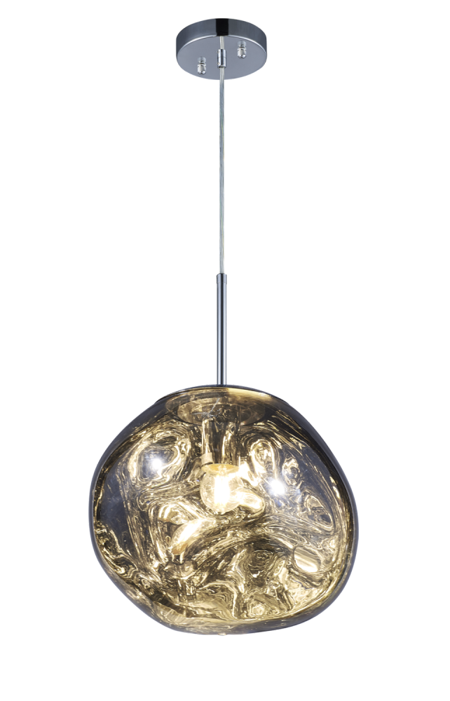 Matteo Lighting Galactic 12-in Pendant Gray