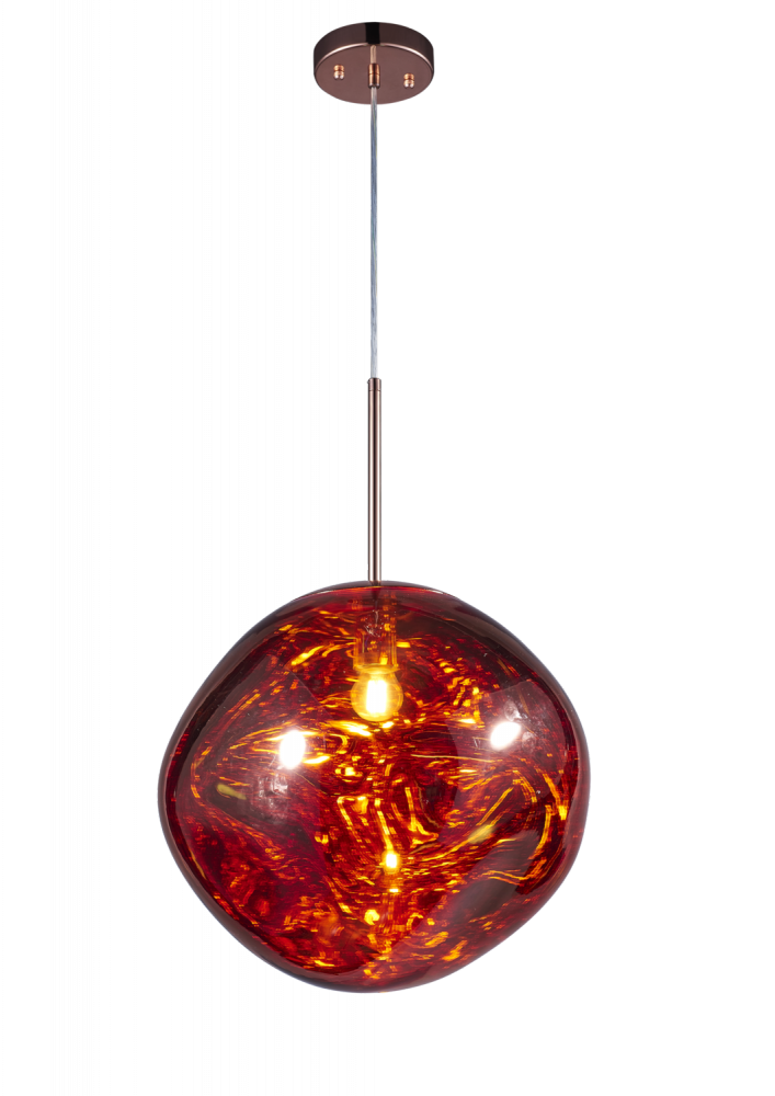 Matteo Lighting Galactic 16-in Pendant Copper