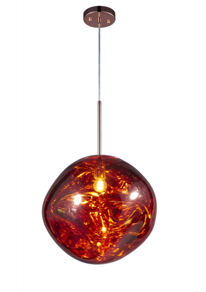 Matteo Lighting Galactic 16-in Pendant Copper