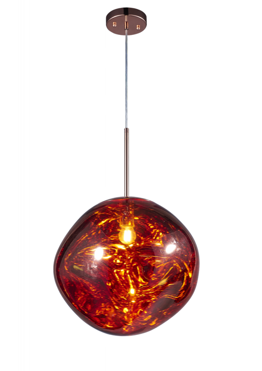 Matteo Lighting Galactic 16-in Pendant Copper