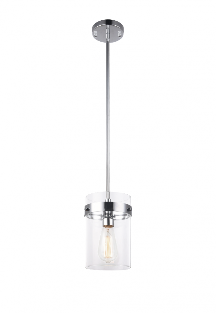 Matteo Lighting Zale 7-in Pendant Chrome