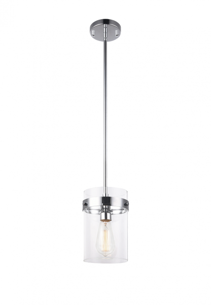 Matteo Lighting Zale 7-in Pendant Chrome