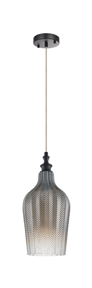 Matteo Lighting Renity Mini Pendant Black, Smoke