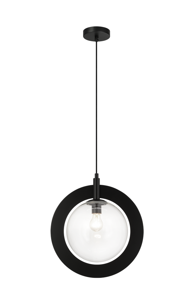 Matteo Lighting Astro 10-in Pendant Black