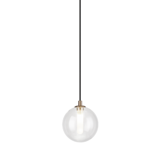 Matteo Lighting Magma 1-Light Pendant in Clear, 5.9"W (C81001CL)