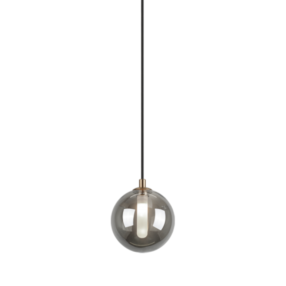 Matteo Lighting Magma 6-in LED Pendant Black