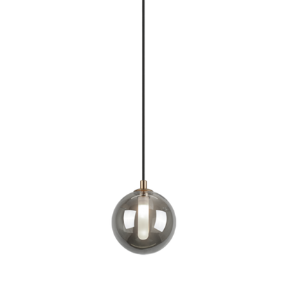 Matteo Lighting Magma 6-in LED Pendant Black