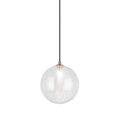 Matteo Lighting Magma 9-in LED Pendant Clear