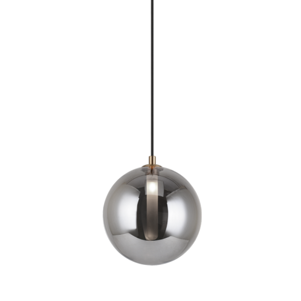 Matteo Lighting Magma 9-in LED Pendant Black