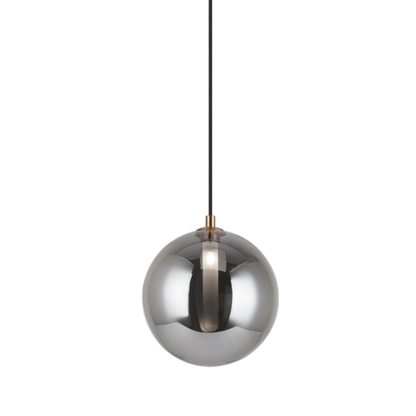 Matteo Lighting Magma 9-in LED Pendant Black
