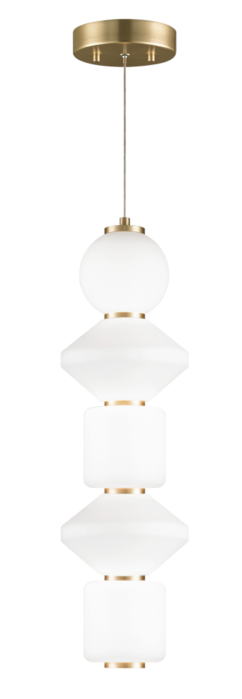 Matteo Lighting Dango 21-in LED Mini Pendant Oxidized Gold