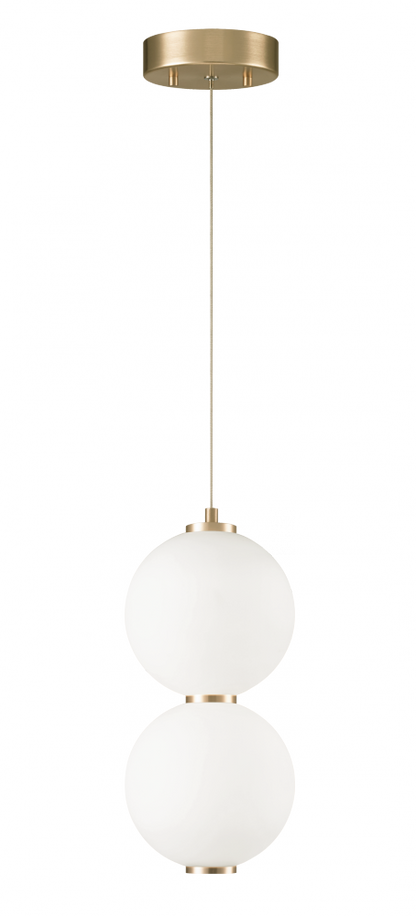 Matteo Lighting Dango 13.4 LED Globe Pendant Oxidized Gold