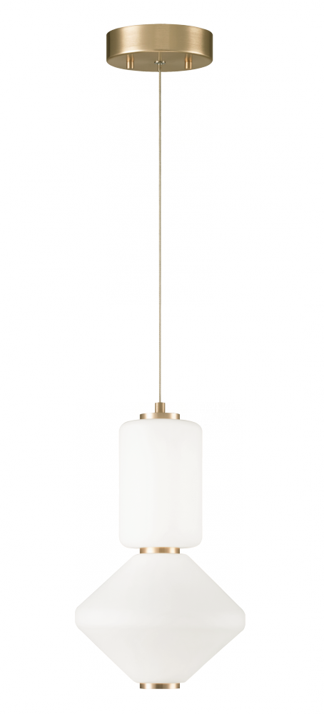 Matteo Lighting Dango 1-Light Pendant in Oxidized Gold, 8"W (C82422OG)