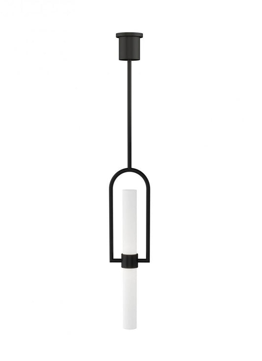 Visual Comfort Modern Calumn Pendant Black, Nightshade Black