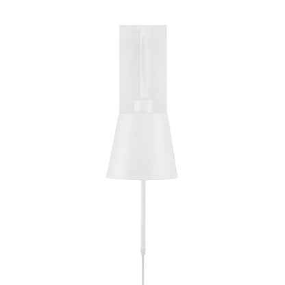 Capital 1-Light Modern Metal Sconce in White