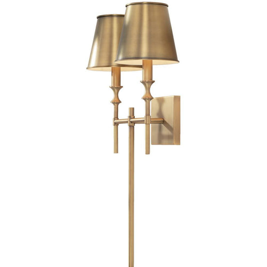 Capital Whitney Wall Sconce Aged Brass