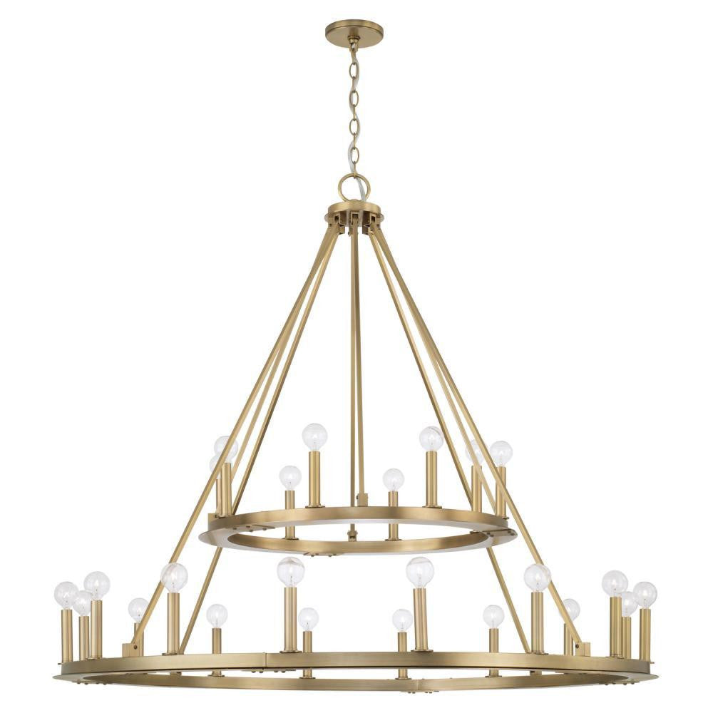 Capital Pearson Chandelier Aged Brass